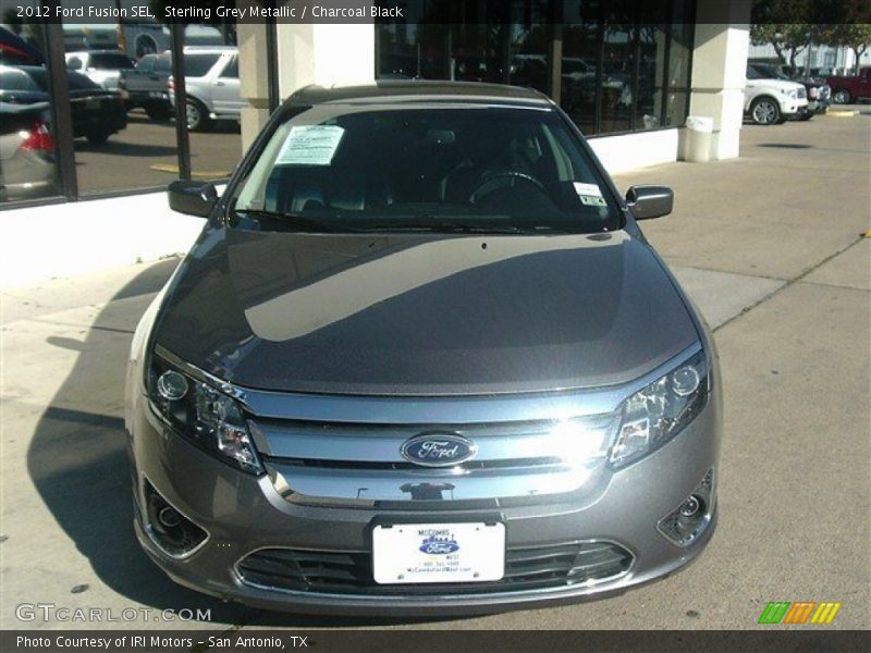 Sterling Grey Metallic / Charcoal Black 2012 Ford Fusion SEL