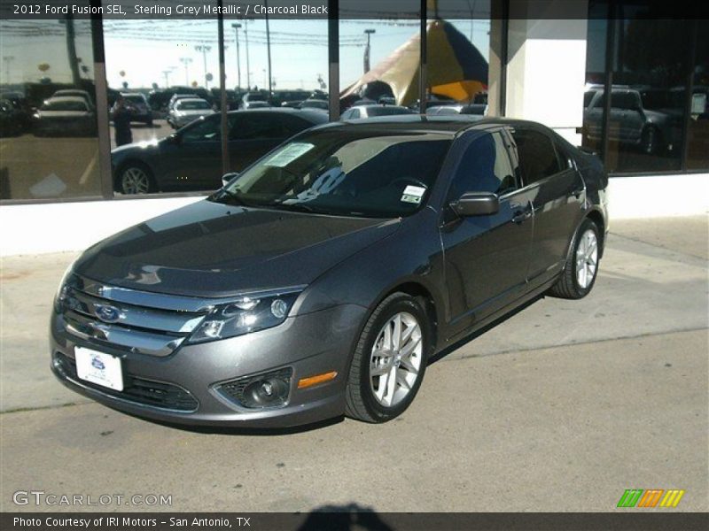 Sterling Grey Metallic / Charcoal Black 2012 Ford Fusion SEL