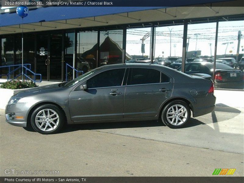 Sterling Grey Metallic / Charcoal Black 2012 Ford Fusion SEL