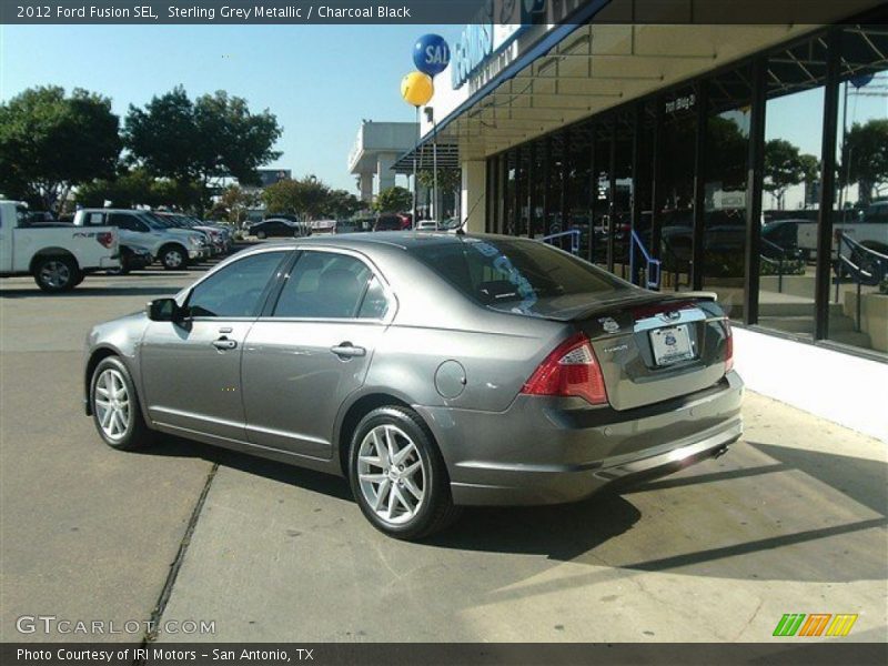 Sterling Grey Metallic / Charcoal Black 2012 Ford Fusion SEL