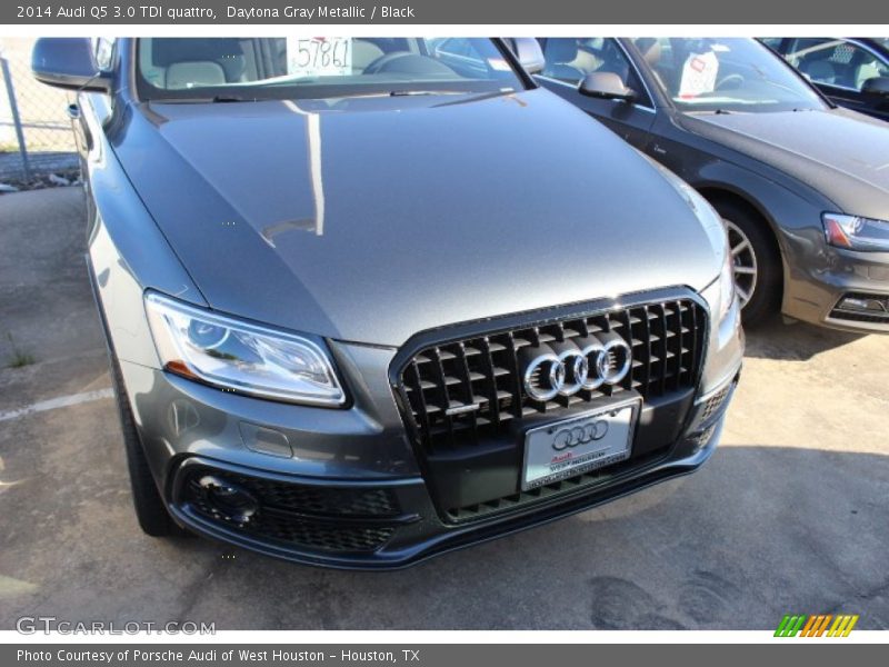 Daytona Gray Metallic / Black 2014 Audi Q5 3.0 TDI quattro