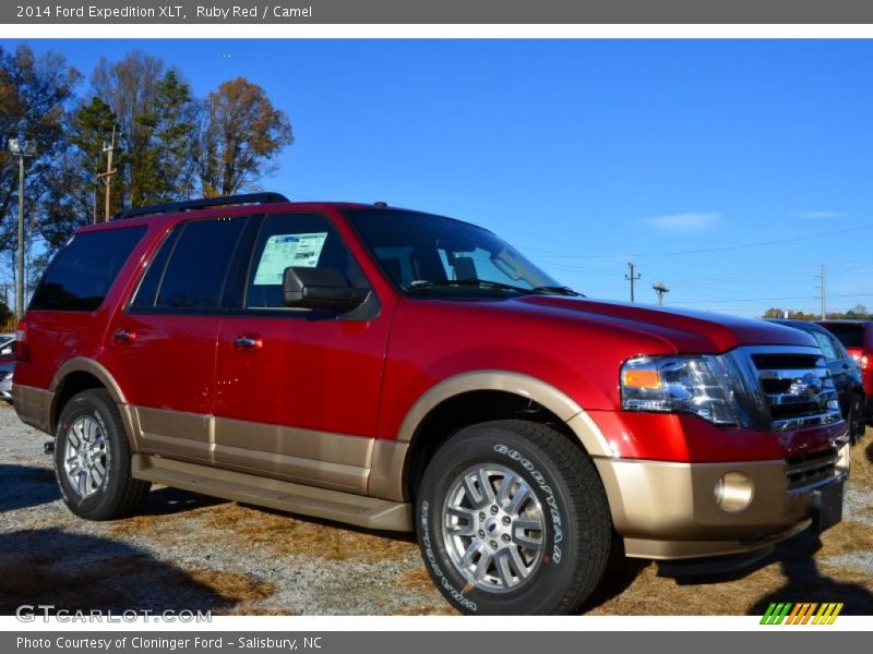 Ruby Red / Camel 2014 Ford Expedition XLT