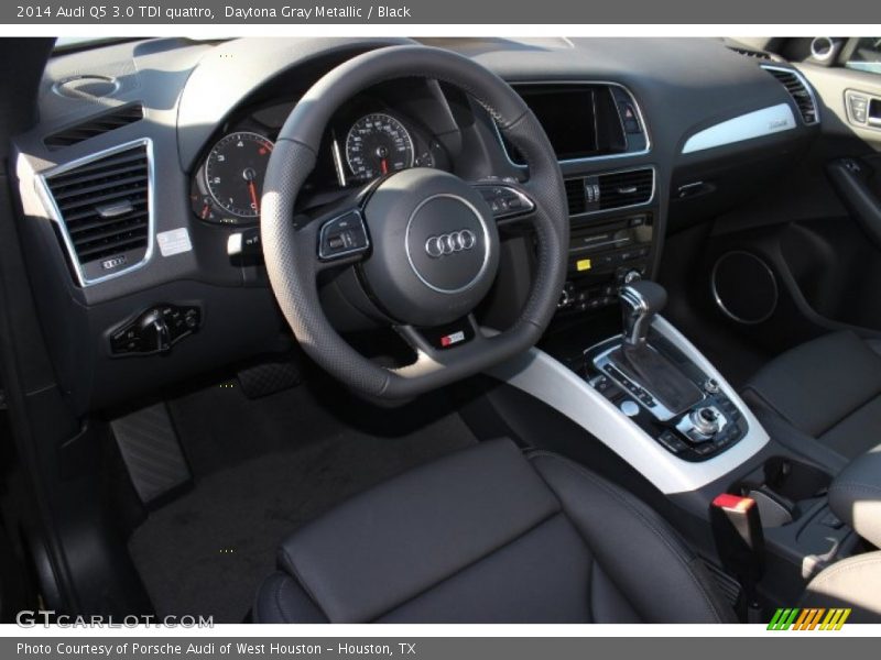 Daytona Gray Metallic / Black 2014 Audi Q5 3.0 TDI quattro