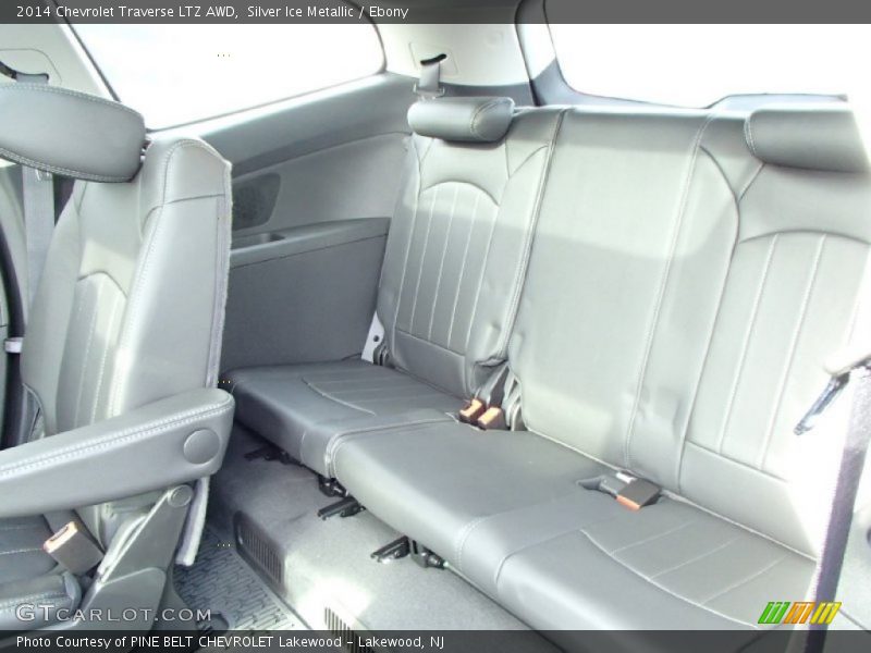 Silver Ice Metallic / Ebony 2014 Chevrolet Traverse LTZ AWD