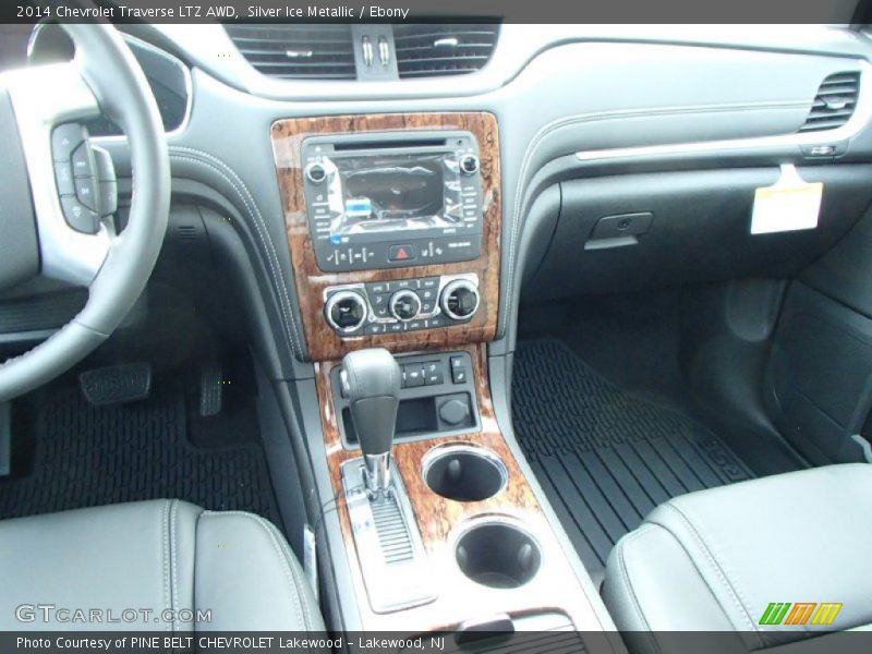 Silver Ice Metallic / Ebony 2014 Chevrolet Traverse LTZ AWD