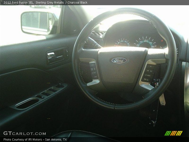 Sterling Grey Metallic / Charcoal Black 2012 Ford Fusion SEL