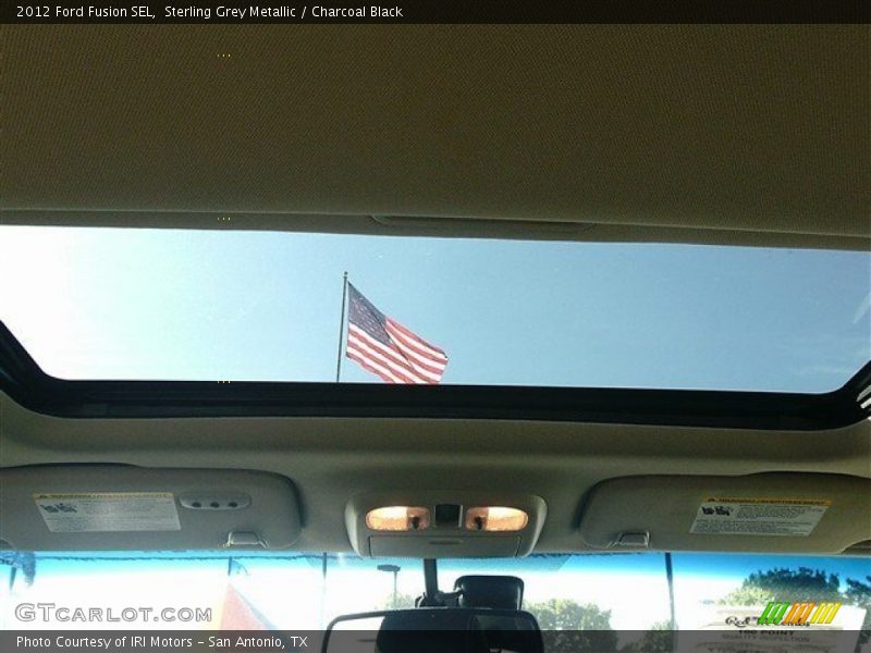 Sterling Grey Metallic / Charcoal Black 2012 Ford Fusion SEL