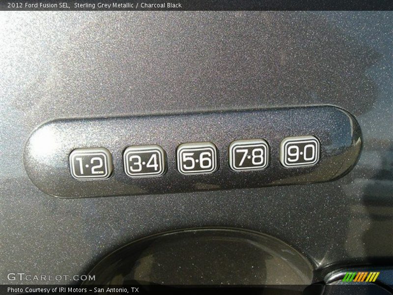 Sterling Grey Metallic / Charcoal Black 2012 Ford Fusion SEL