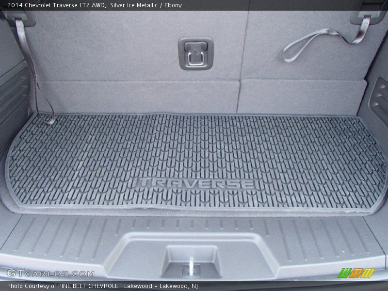 Silver Ice Metallic / Ebony 2014 Chevrolet Traverse LTZ AWD
