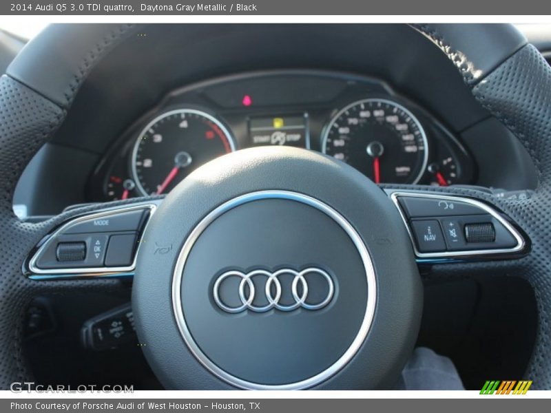 Daytona Gray Metallic / Black 2014 Audi Q5 3.0 TDI quattro