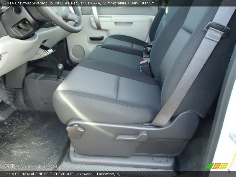 Summit White / Dark Titanium 2014 Chevrolet Silverado 3500HD WT Regular Cab 4x4