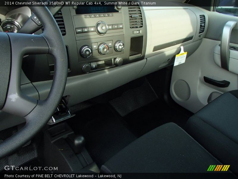 Summit White / Dark Titanium 2014 Chevrolet Silverado 3500HD WT Regular Cab 4x4