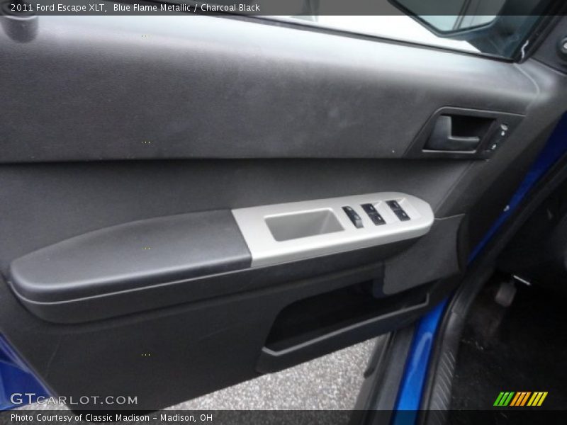 Blue Flame Metallic / Charcoal Black 2011 Ford Escape XLT