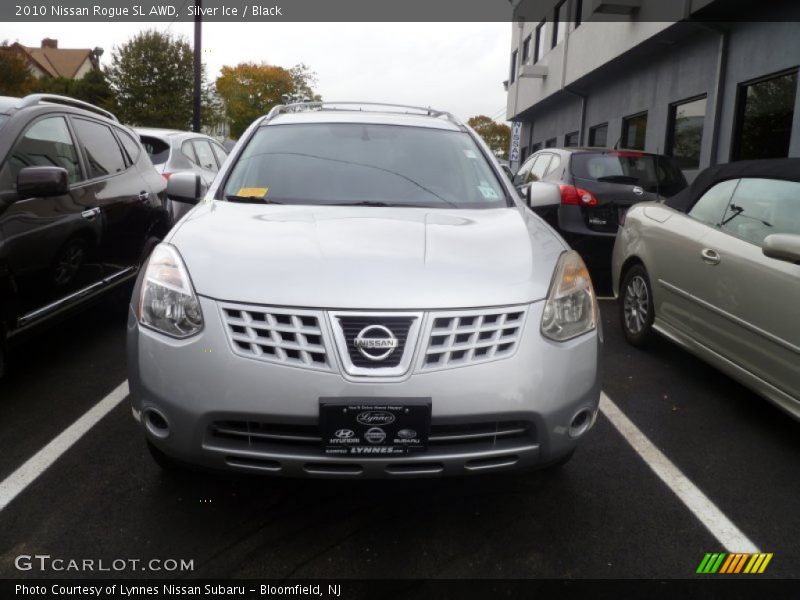 Silver Ice / Black 2010 Nissan Rogue SL AWD