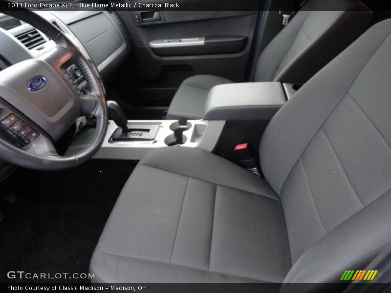 Blue Flame Metallic / Charcoal Black 2011 Ford Escape XLT