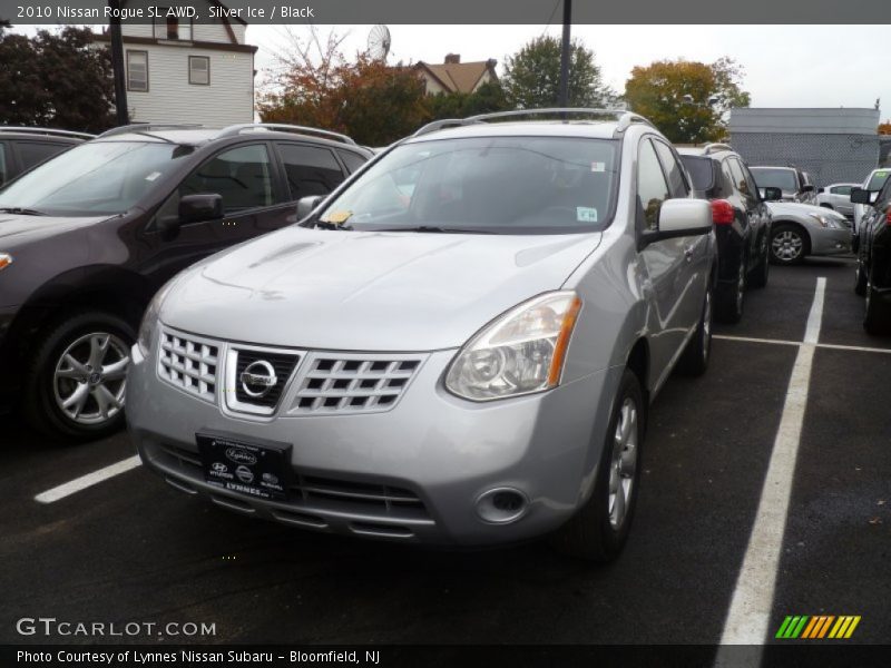 Silver Ice / Black 2010 Nissan Rogue SL AWD