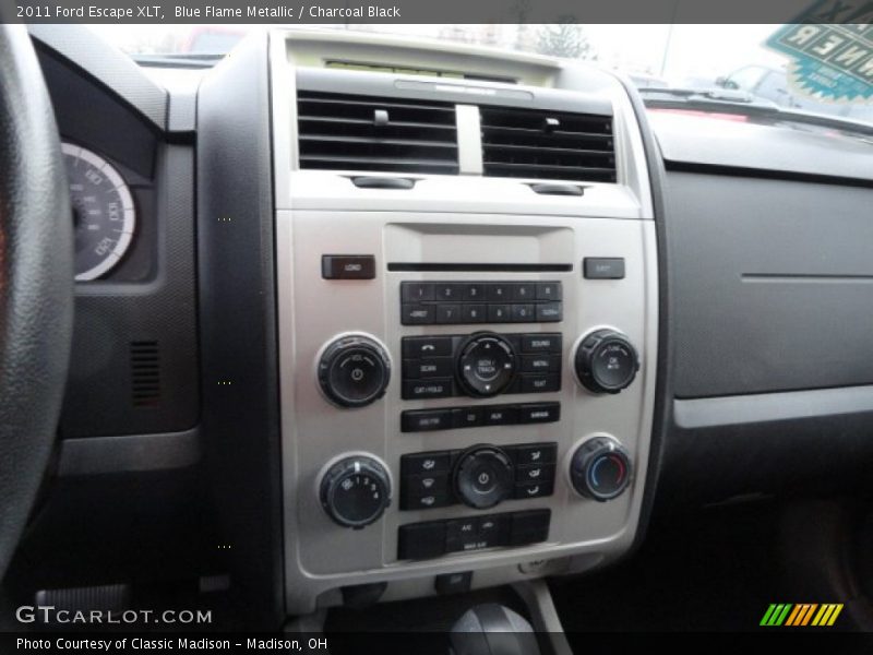 Blue Flame Metallic / Charcoal Black 2011 Ford Escape XLT