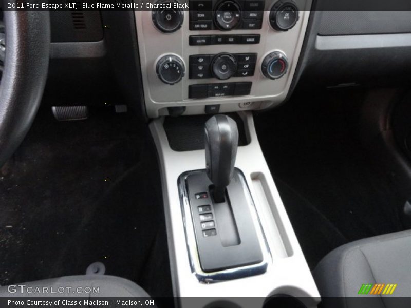 Blue Flame Metallic / Charcoal Black 2011 Ford Escape XLT