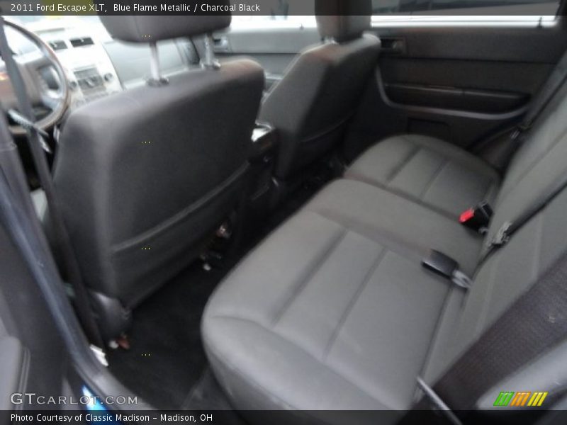 Blue Flame Metallic / Charcoal Black 2011 Ford Escape XLT