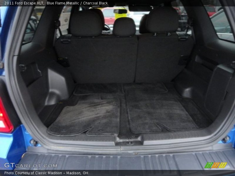 Blue Flame Metallic / Charcoal Black 2011 Ford Escape XLT