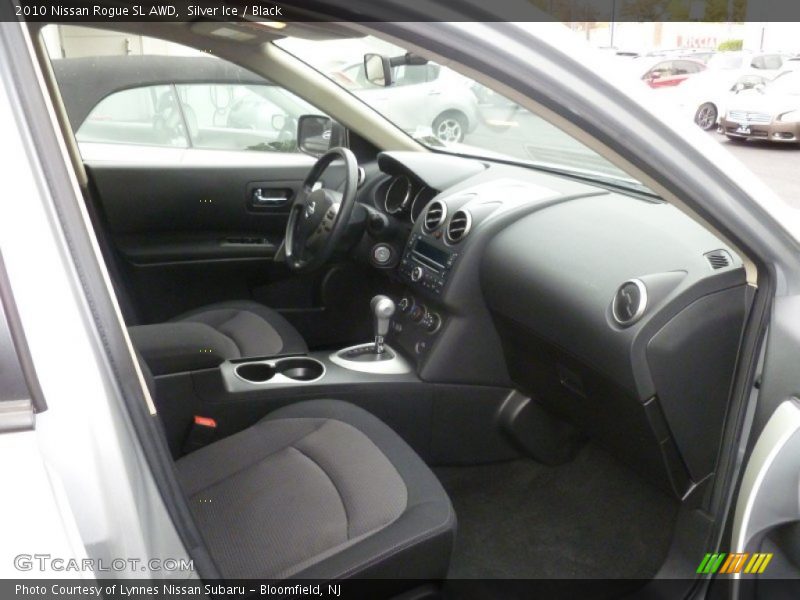 Silver Ice / Black 2010 Nissan Rogue SL AWD