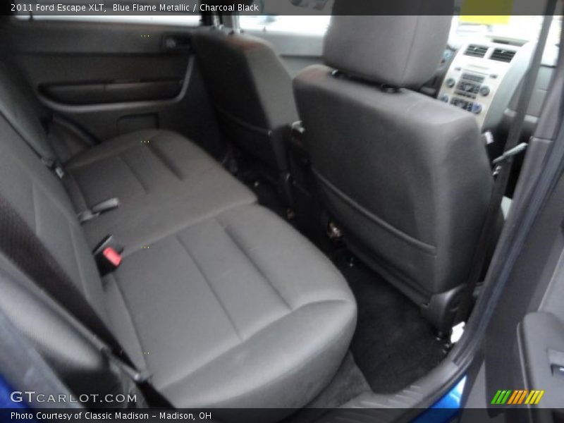 Blue Flame Metallic / Charcoal Black 2011 Ford Escape XLT