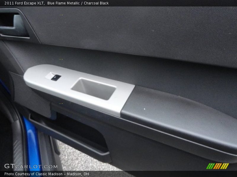 Blue Flame Metallic / Charcoal Black 2011 Ford Escape XLT