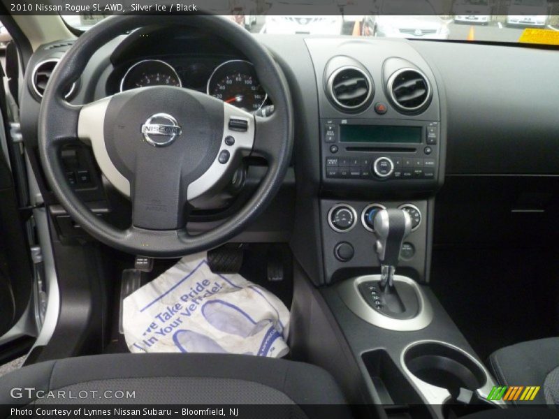Silver Ice / Black 2010 Nissan Rogue SL AWD