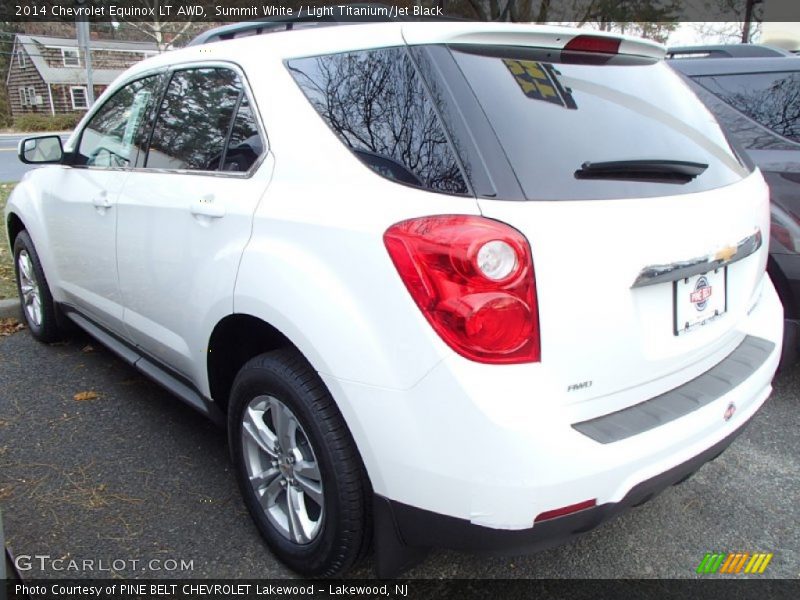 Summit White / Light Titanium/Jet Black 2014 Chevrolet Equinox LT AWD