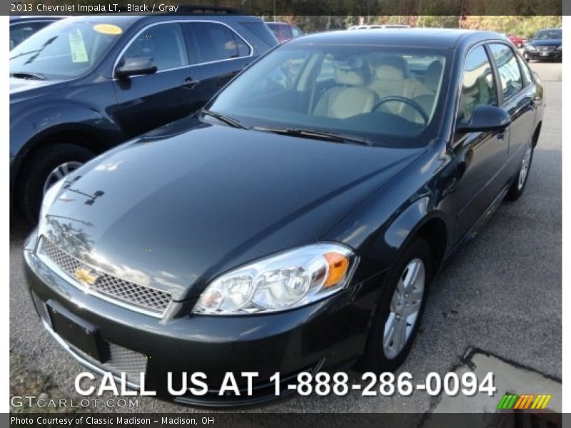 Black / Gray 2013 Chevrolet Impala LT