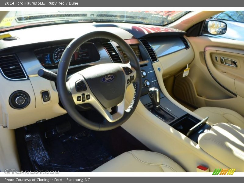 Ruby Red / Dune 2014 Ford Taurus SEL