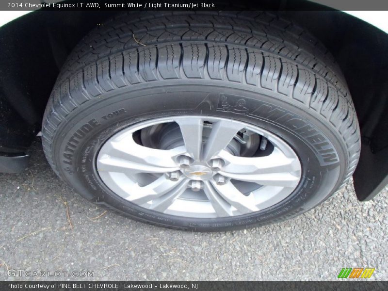 Summit White / Light Titanium/Jet Black 2014 Chevrolet Equinox LT AWD