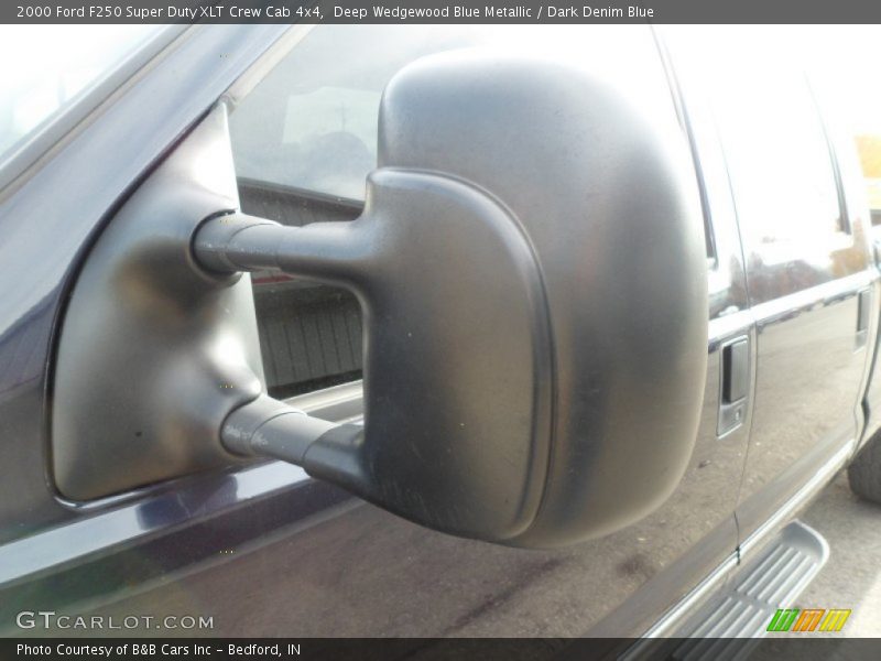 Deep Wedgewood Blue Metallic / Dark Denim Blue 2000 Ford F250 Super Duty XLT Crew Cab 4x4