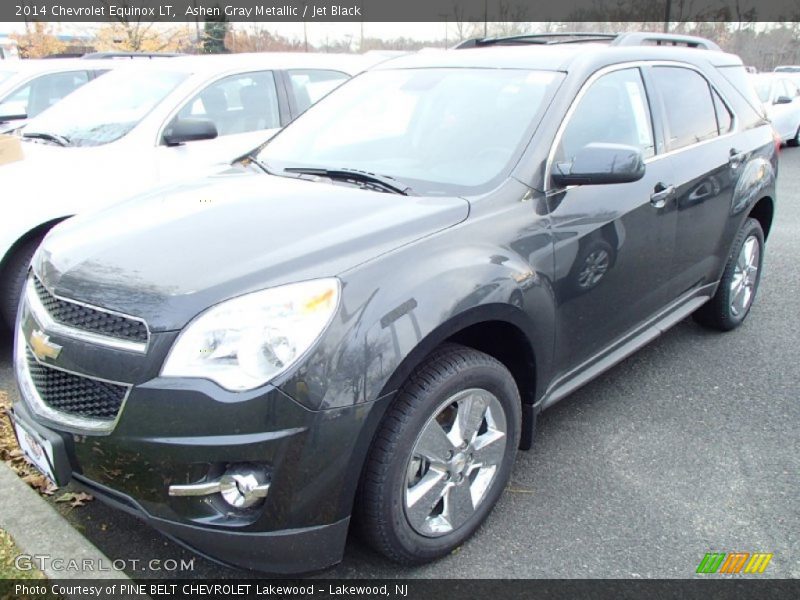 Ashen Gray Metallic / Jet Black 2014 Chevrolet Equinox LT