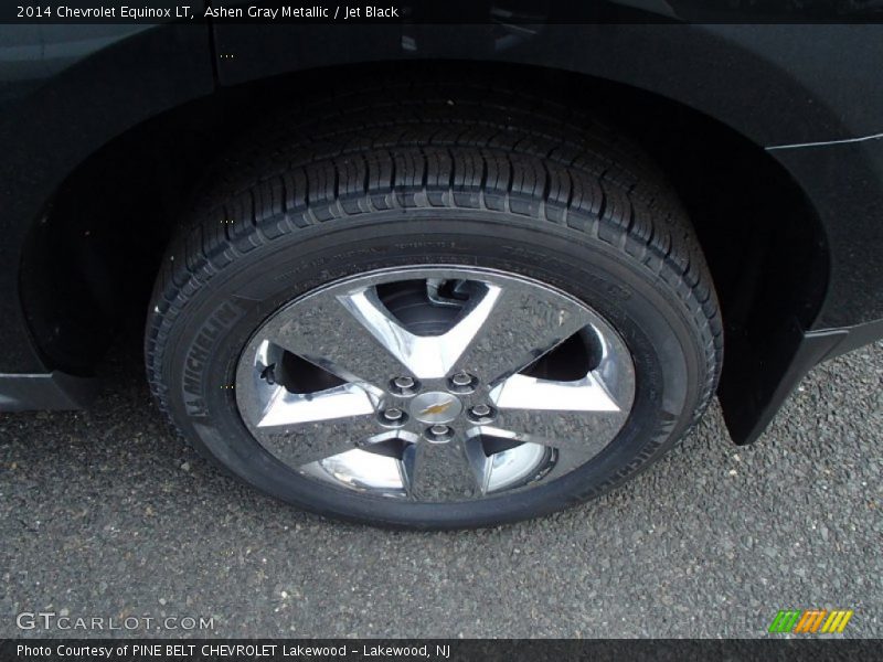 Ashen Gray Metallic / Jet Black 2014 Chevrolet Equinox LT