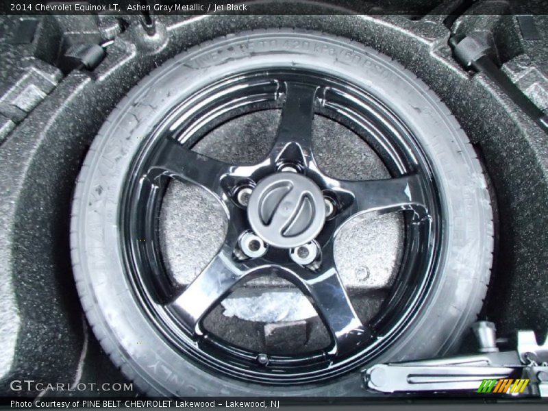 Ashen Gray Metallic / Jet Black 2014 Chevrolet Equinox LT