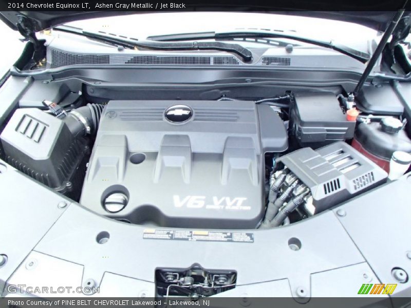 Ashen Gray Metallic / Jet Black 2014 Chevrolet Equinox LT