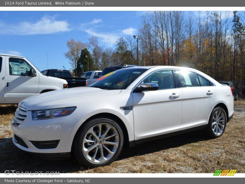  2014 Taurus Limited White Platinum