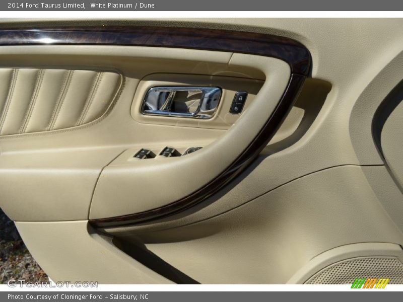 White Platinum / Dune 2014 Ford Taurus Limited