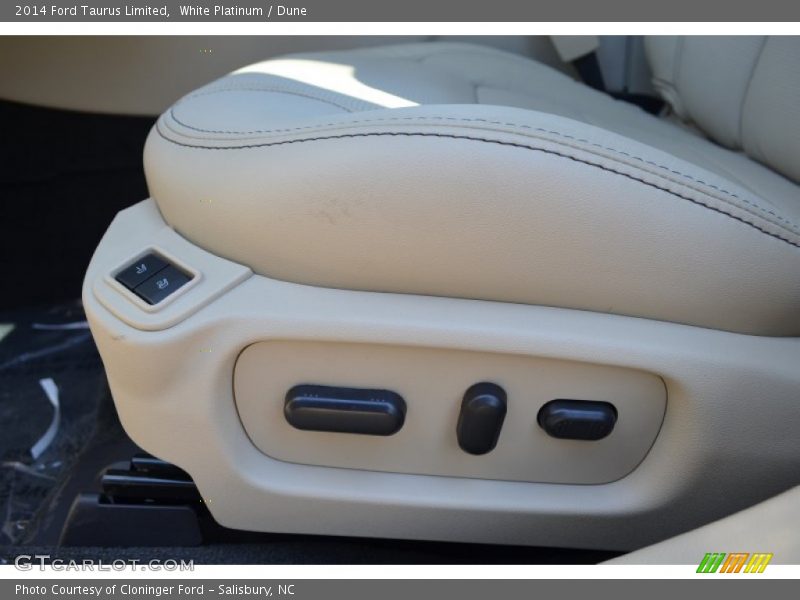 White Platinum / Dune 2014 Ford Taurus Limited