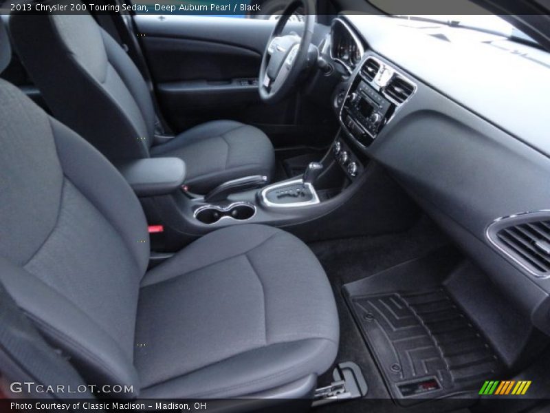 Deep Auburn Pearl / Black 2013 Chrysler 200 Touring Sedan