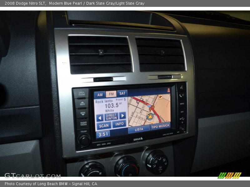 Modern Blue Pearl / Dark Slate Gray/Light Slate Gray 2008 Dodge Nitro SLT