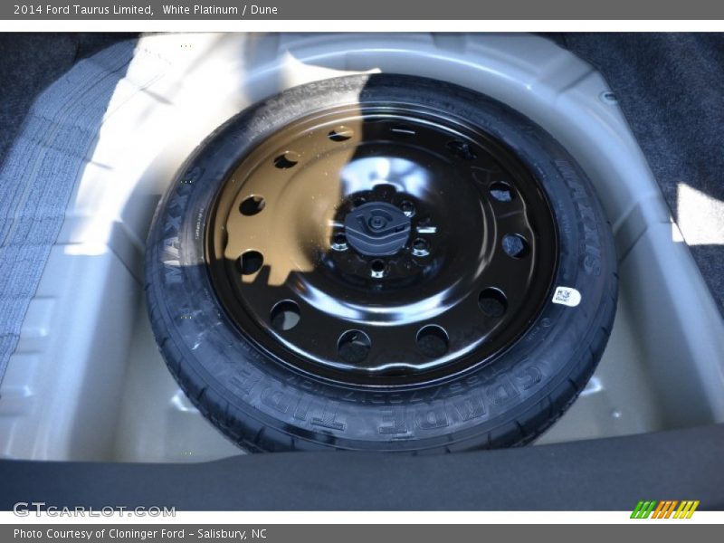 White Platinum / Dune 2014 Ford Taurus Limited