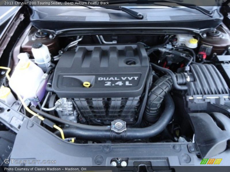 Deep Auburn Pearl / Black 2013 Chrysler 200 Touring Sedan
