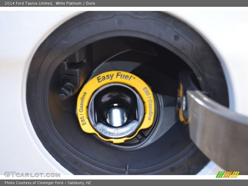 White Platinum / Dune 2014 Ford Taurus Limited