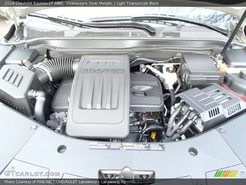 Champagne Silver Metallic / Light Titanium/Jet Black 2014 Chevrolet Equinox LT AWD