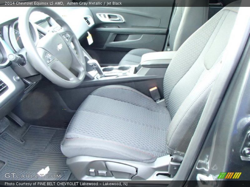 Ashen Gray Metallic / Jet Black 2014 Chevrolet Equinox LS AWD