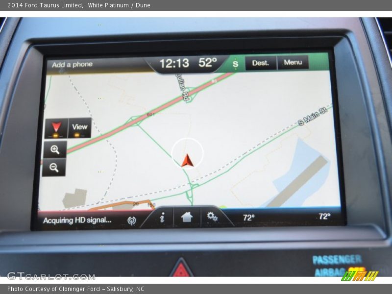 White Platinum / Dune 2014 Ford Taurus Limited