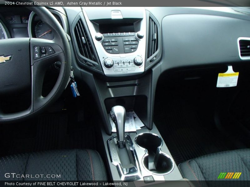 Ashen Gray Metallic / Jet Black 2014 Chevrolet Equinox LS AWD