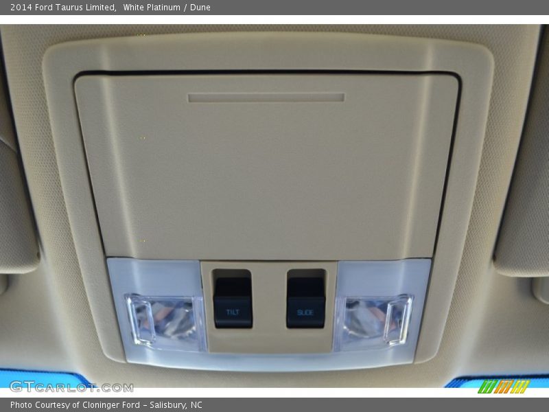White Platinum / Dune 2014 Ford Taurus Limited